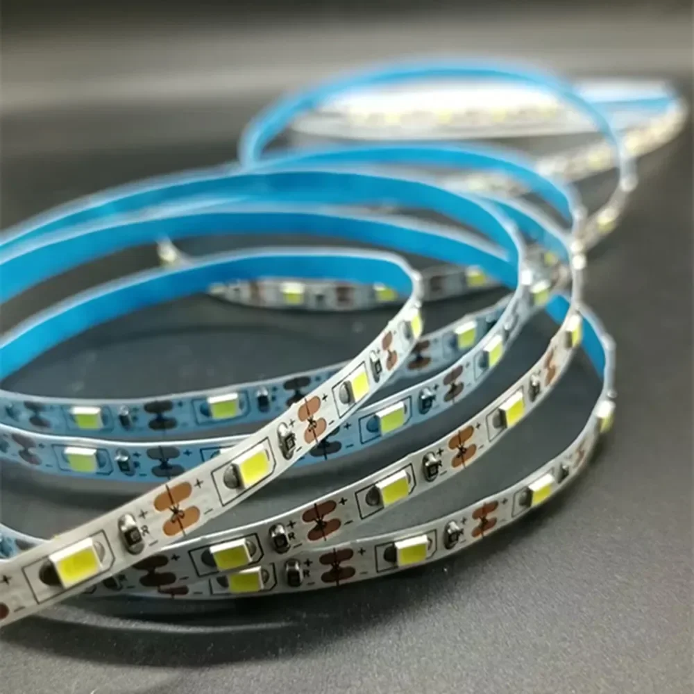 4MM 5MM  LED Strip Light 2835 SMD flexible diode tape lamp white warm white neutral 4000K 120leds/m DC12V 24V tiras led ribbon image 2