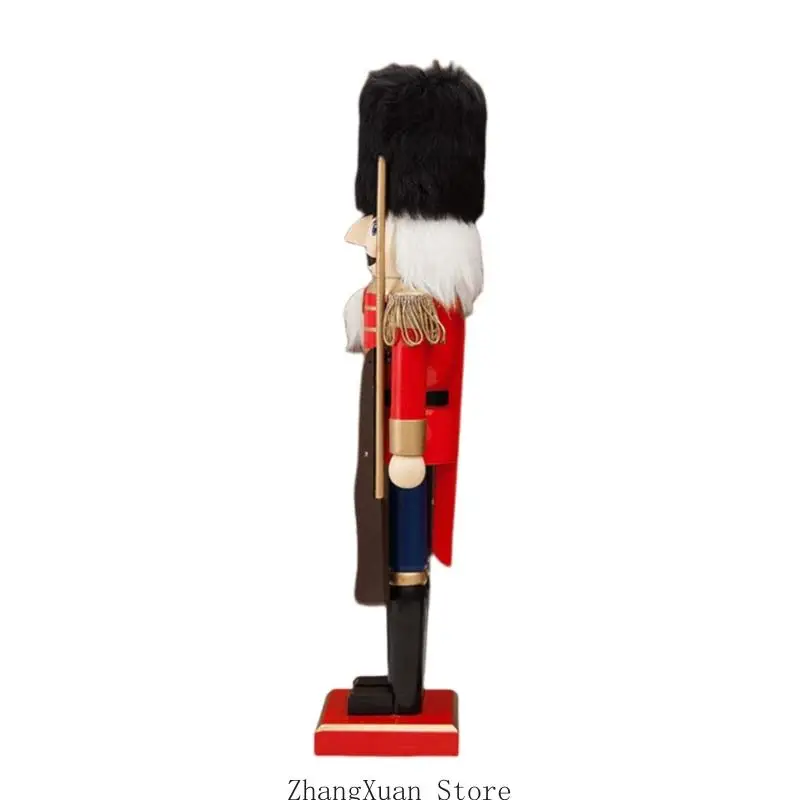 Weihnachtssoldatfigur mit europäischem Charakter für Weihnachtsarrangements 3XUF – Detail 4
