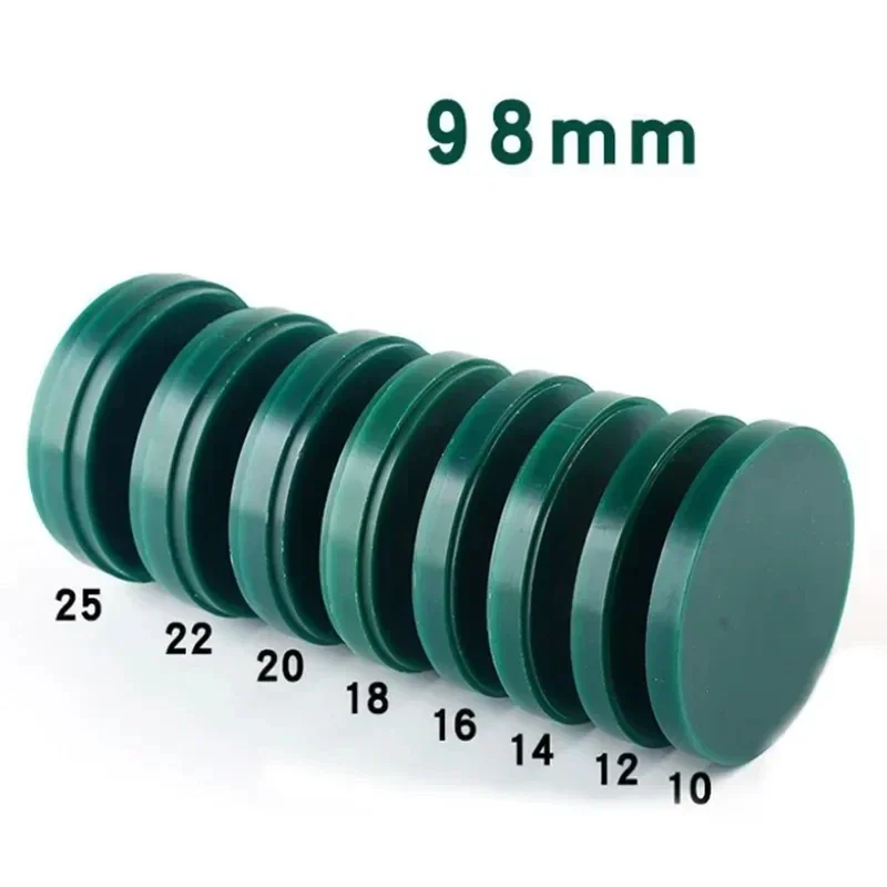 5pcs Dental Wax Disc Laboratory Materials Tools CAD CAM Wax Disc 98mm*10/12/14/16/18/20/22/25mm Carving Green Wax Block