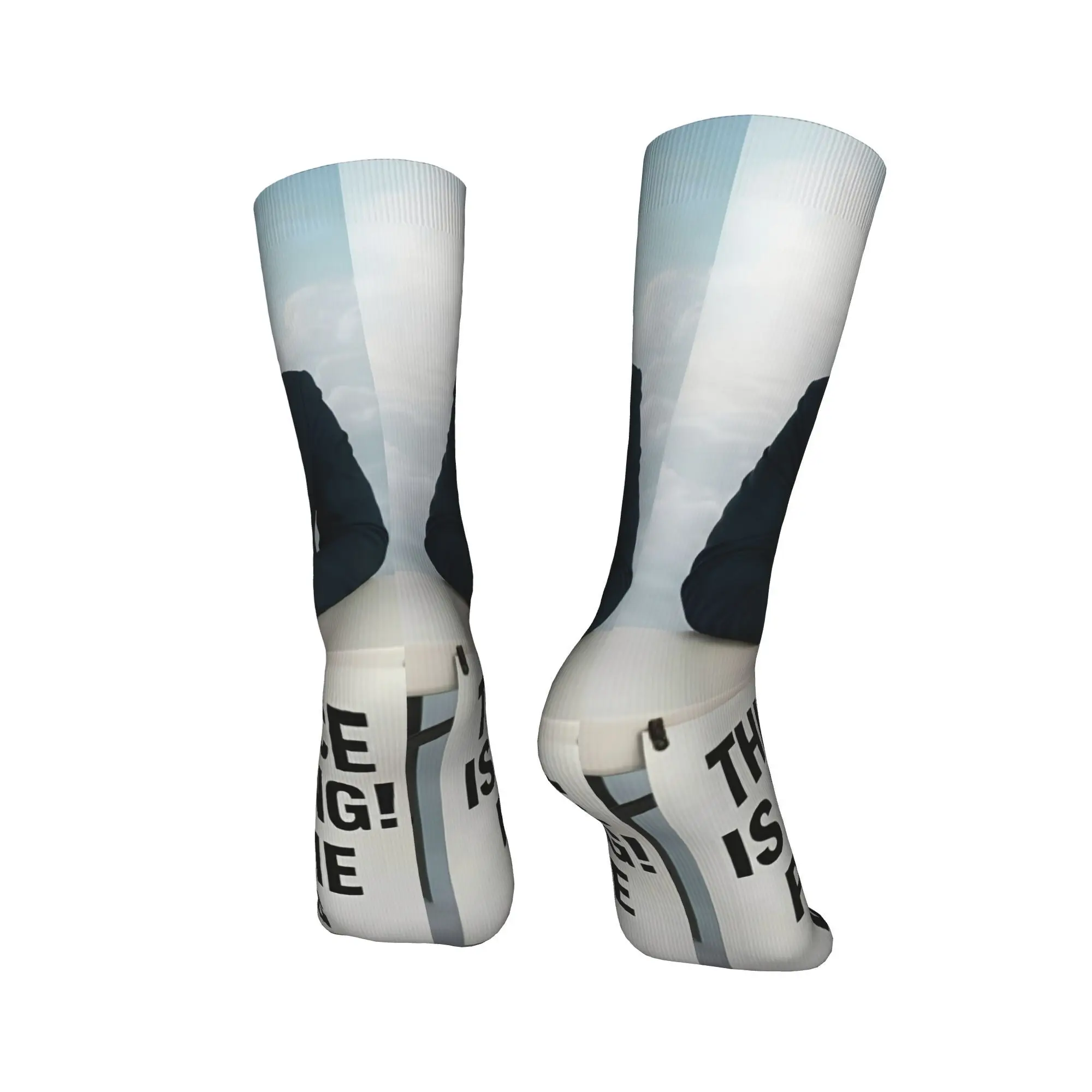 Medias Charlie Kirk Calcetines góticos gráficos Calcetines antideslizantes de otoño Calcetines de calidad para exteriores para hombres