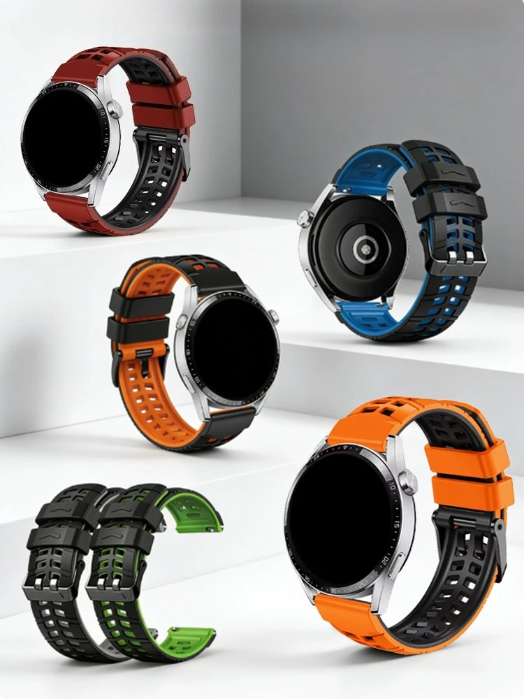 22mm Smartwatch-Armband für Polar Grit X/Grit X Pro Silikonbänder Polar Vantage M M2 Armband Forerunner 745 Zubehör Gürtel