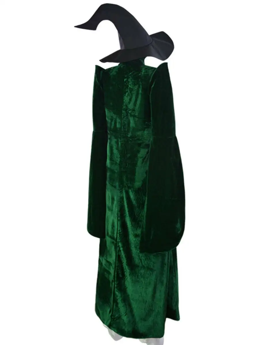 New loween Costume Profor McGonagall warts School Principal Robe Clothing Wizardry Festival Ladies' Ethnic Wear