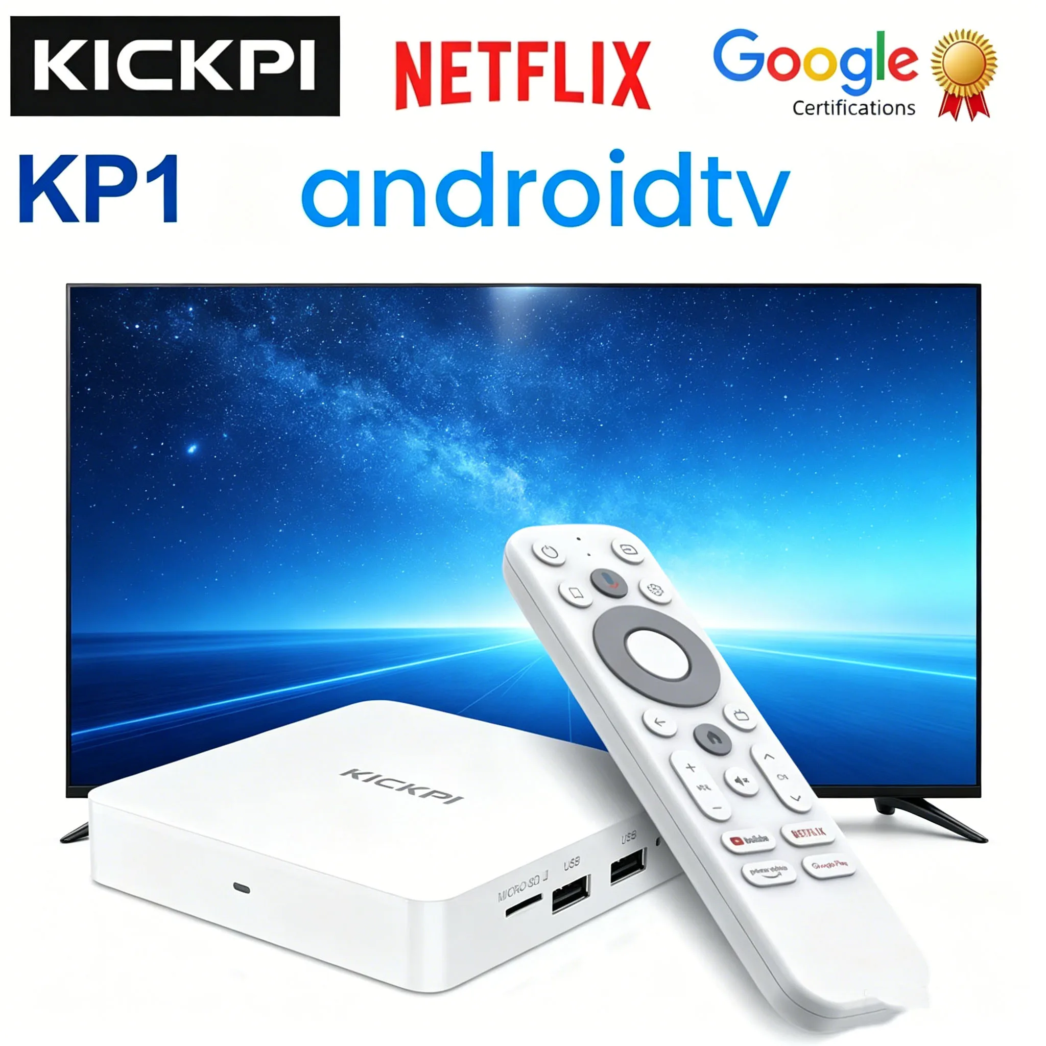 TV Box KICKPI KP1 Android TV 14 4K