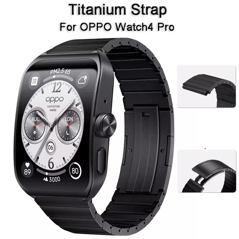 22mm Bracelet Titanium Strap For OPPO Watch4 Pro Replacement Sport Watchband For Oppo Watch 4 Pro SmartWatch Wristband