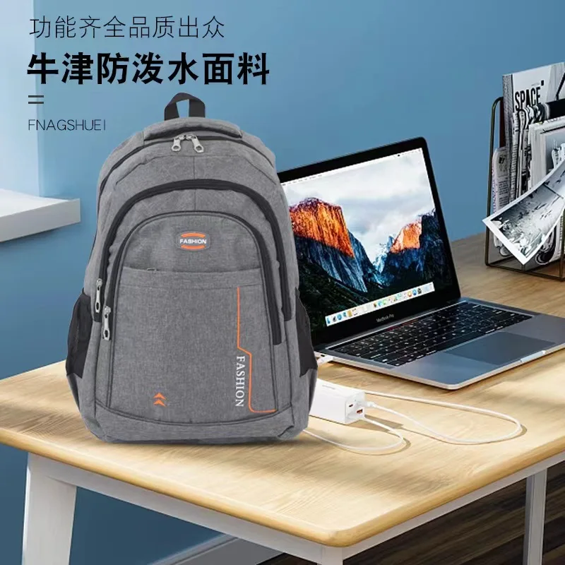 School Travel Outdoor New Men Backpack Leisure Travel Rucksack Student Schoolbag Commuting Leisure College Students Backpack