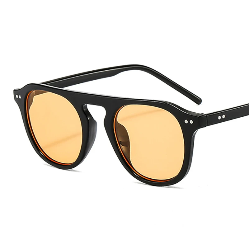 Occhiali da sole quadrati donna Designer di marca Jelly Color occhiali da sole Vintage rivetto moda femminile specchio irregolare Oculos De Sol