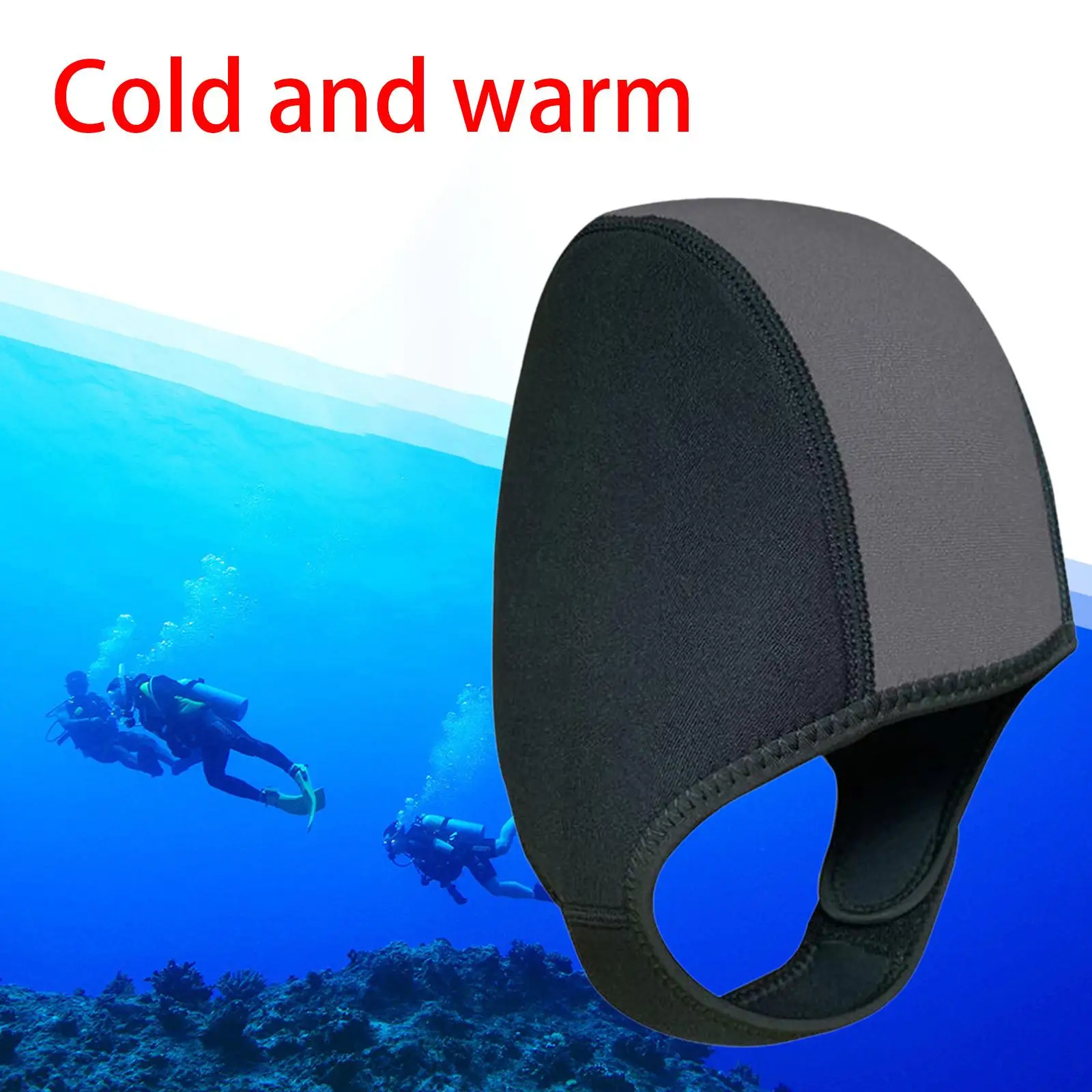 Neoprene wetsuit hood - Surf 2mm hood for men and women, flexible thermal hoods