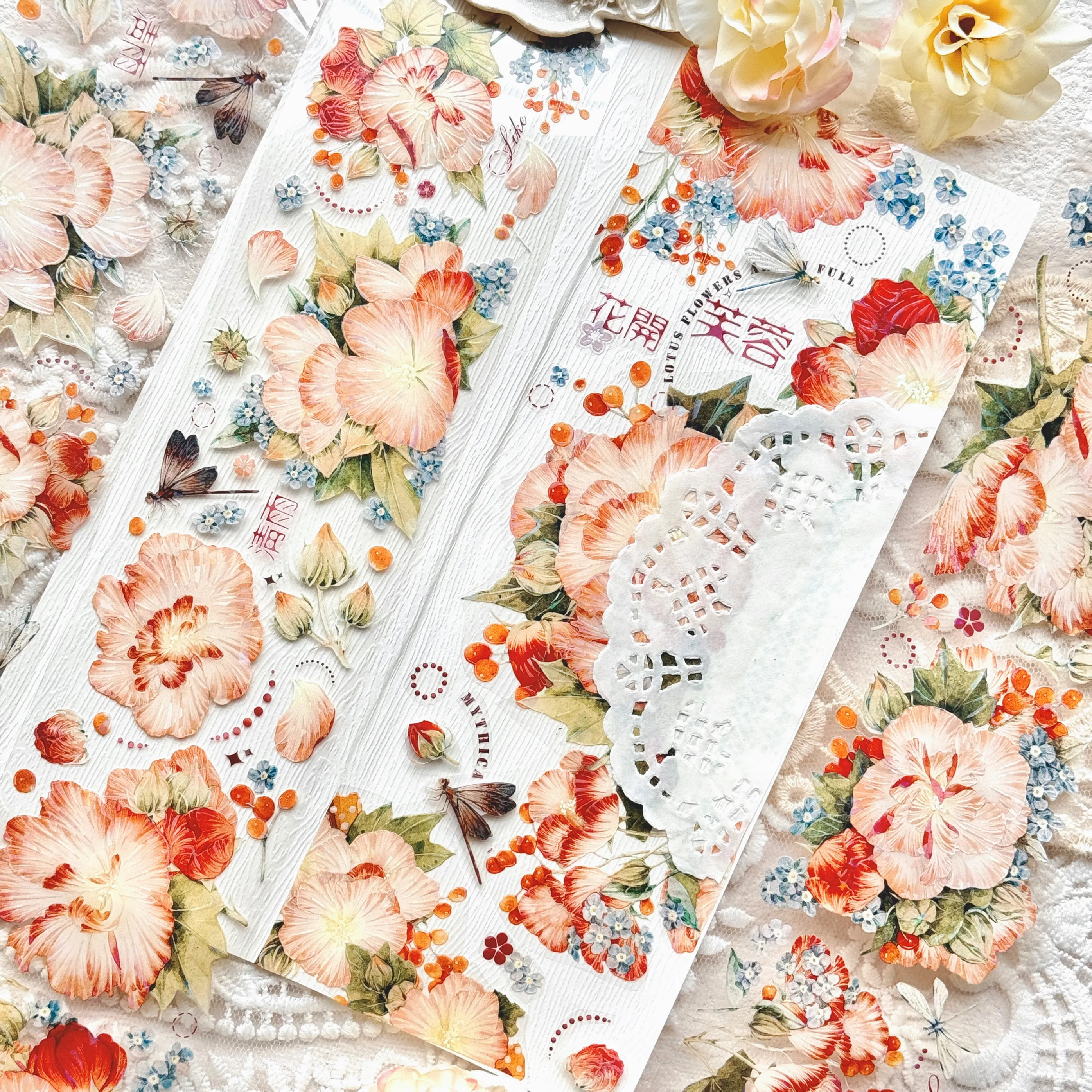 

4.29 New Floral PET Washi Tape Roll Hibiscus