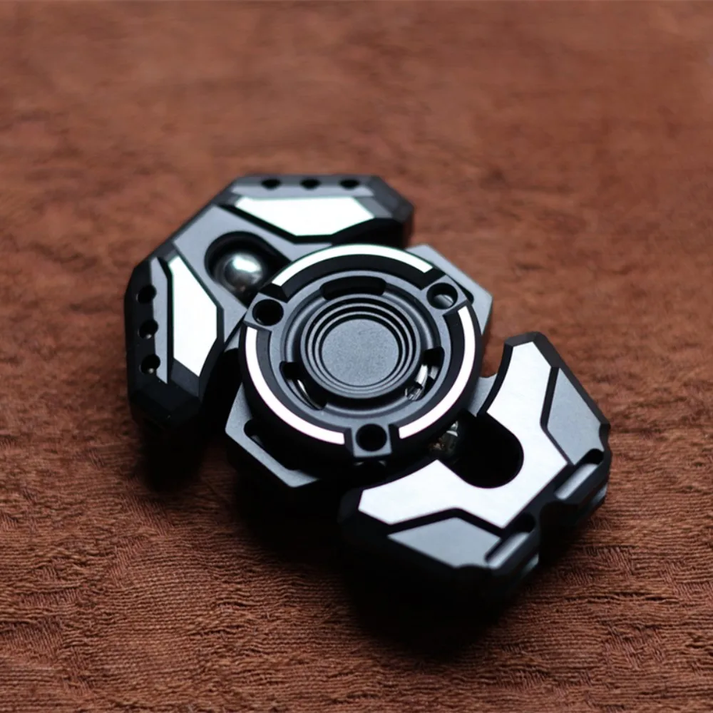 9 mãos edc black mamba duas lâminas fidget spinner titânio ansiedade alívio gadgets brinquedos para adultos fidget spinners