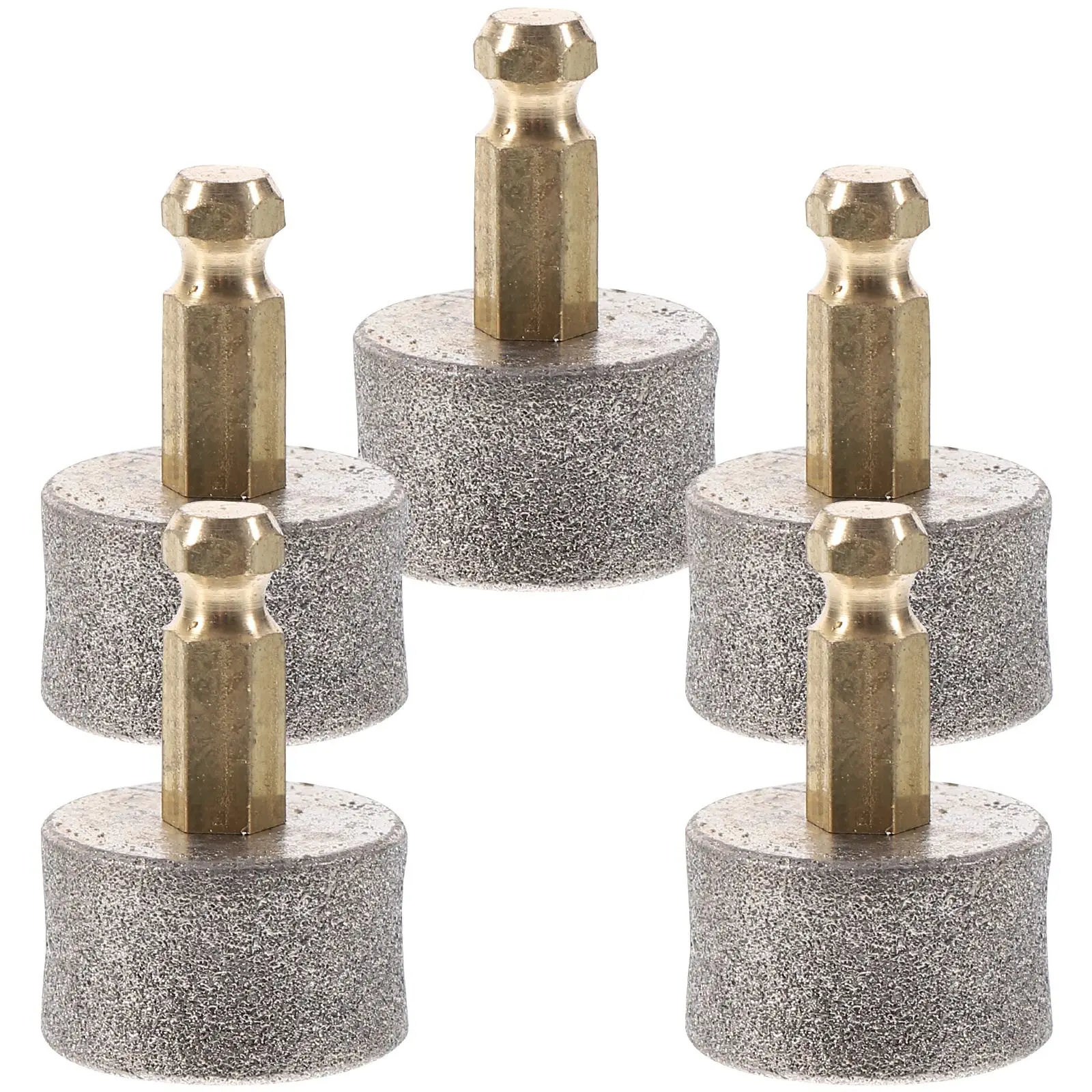 

5 Pcs Dog Nail Electric Grinder Grinding Head Pet Grooming Tool White for Dogs Nails