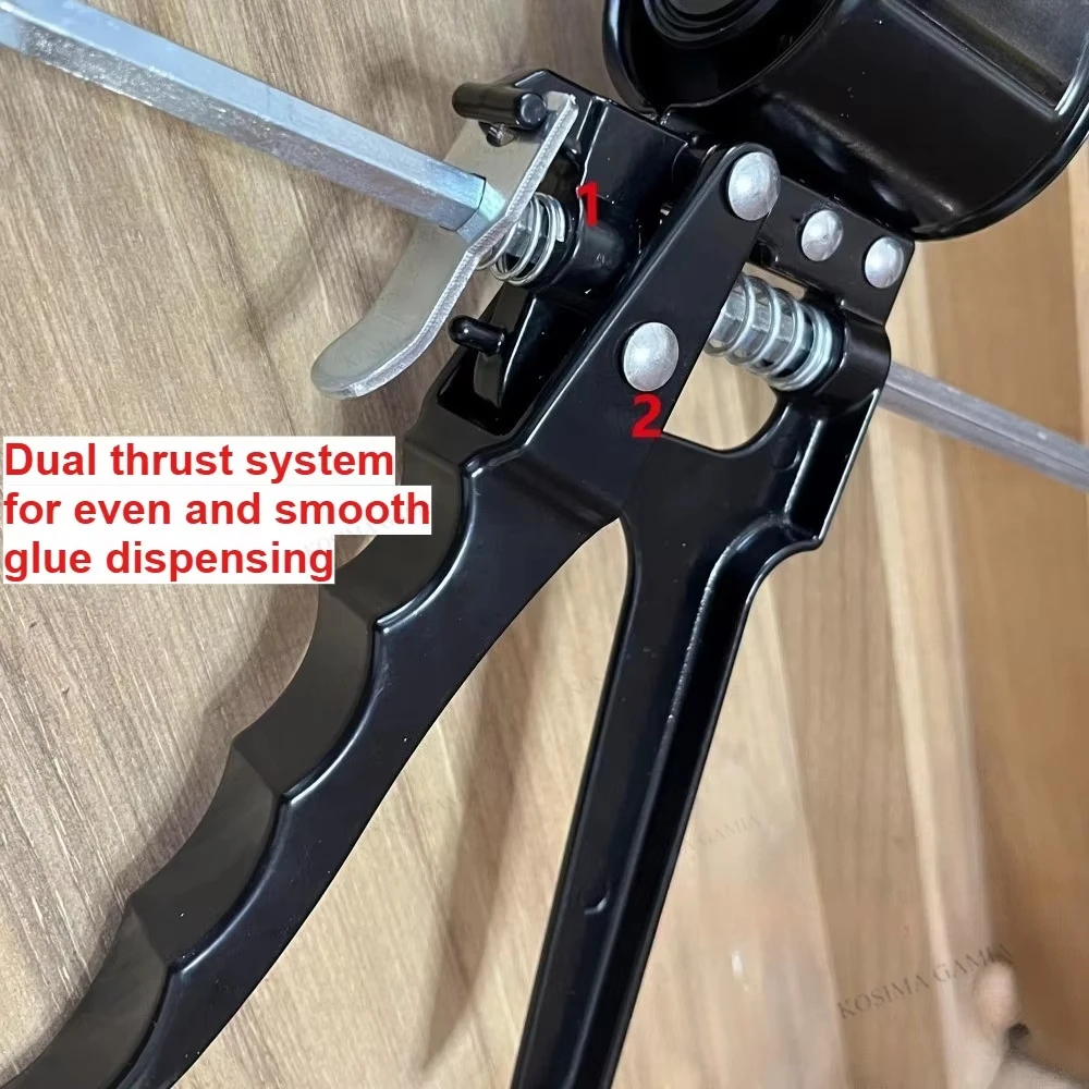 Pro Caulking Tool Manual Sealant Gun for Glass Glue Spraying Filling Home Decor Waterproofing Fix Improvement DIY Project