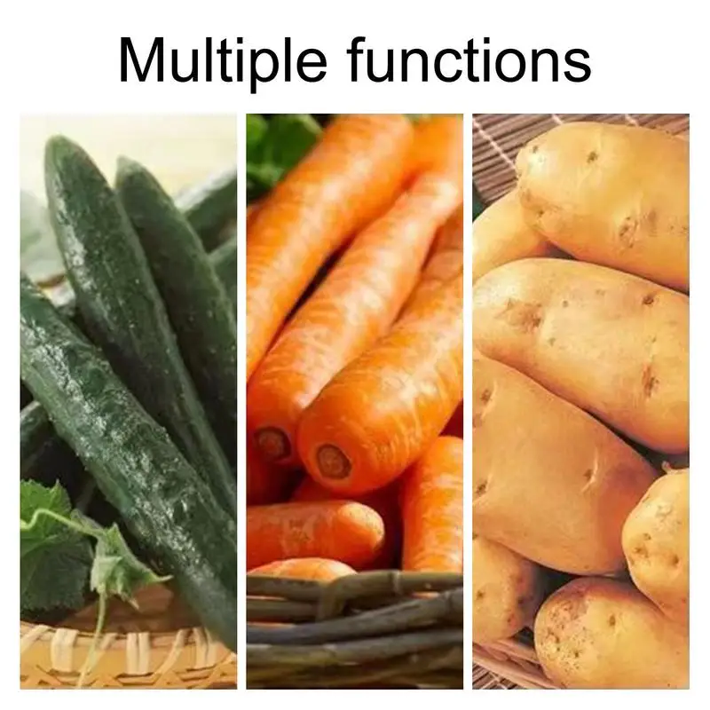 Pelador de frutas, ayuda de cocina, pelador de verduras de acero inoxidable, utensilios de cocina, pelador de patatas, pelador de patatas ergonómico de larga duración para