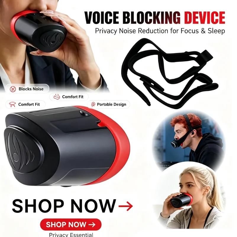 Voice Blocking Device Vocal Warm‑up Soundproof Cover High‑Efficiency Sound Absorption Portable Reusable Vocal Barrier For Singer