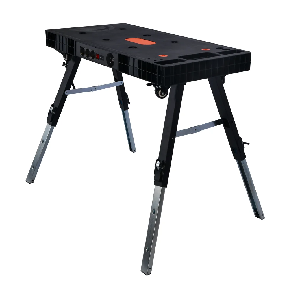 Vertak multifunctional 5 in 1 folding table workbench commercial professional mobile workbench