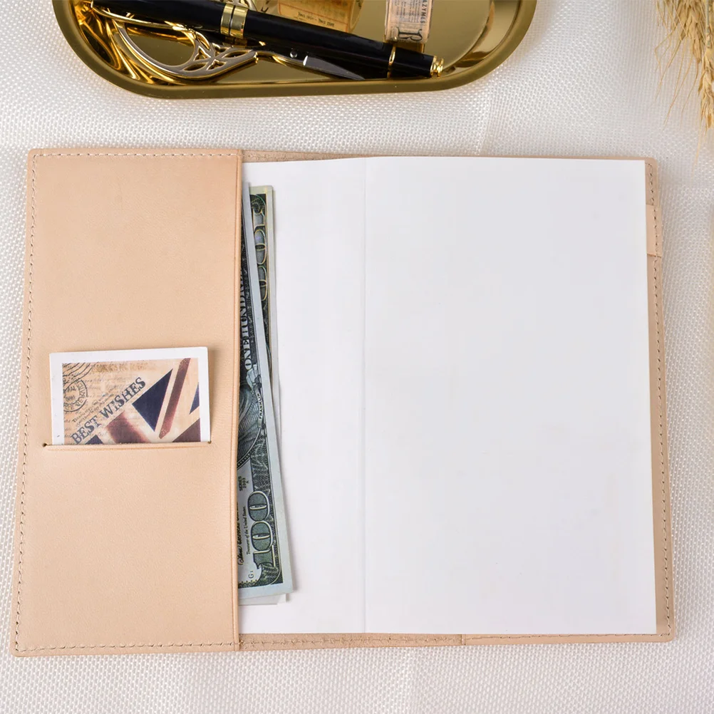 

PU A6 Notebook Cover Rustic Vintage Journal Protective Cover Office Storage Bag Suitable for School Business Writing Gift