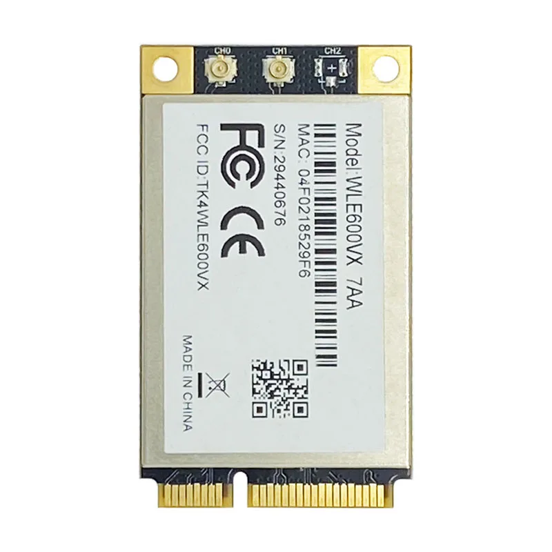 Qualcomm WLE600VX-I Wle600vx 7aa 7ba 802.11ac/Abgn มินิการ์ด Pci Express Extended Temp Dual-Band Atheros Qca9882