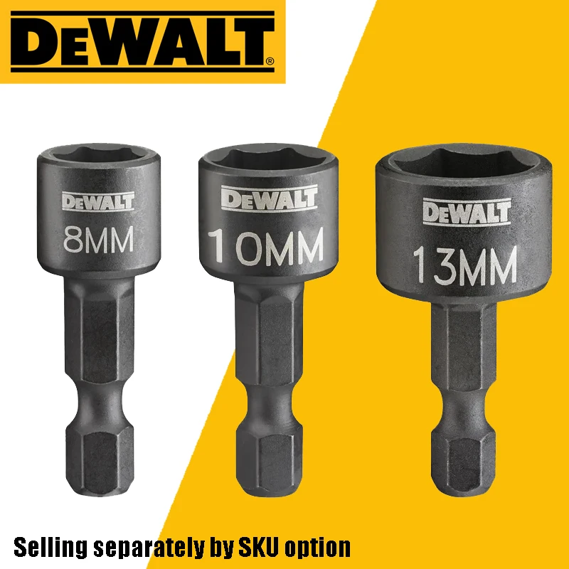 DEWALT  N597434/N597284/N597437 Compact Nut Driver 8/10/13MM Hexagonal Handle Magnetic Sleeve Power Tool Accessories