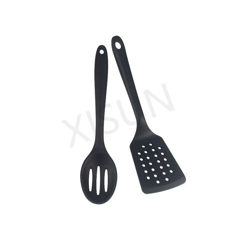 High Quality Utensils Set of 2pcs Nonstick Heat Resistant Cookware for Cooking & Serving Silicone Spatula Set