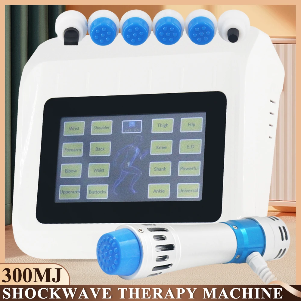 

300MJ Shockwave Therapy Machine Home Use Professional Shock Wave Equipment For ED Treatment Joint Pain Reduce Body Relax Massage