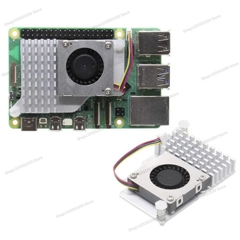 For 5th Generation Pi5 Radiator with Fan