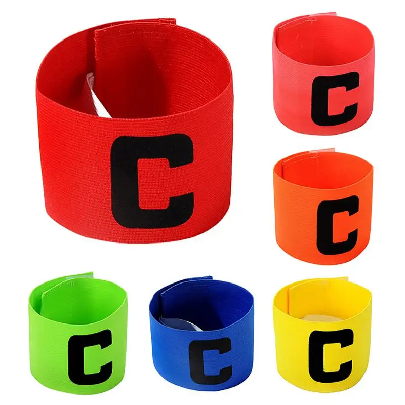 Kids Adults Football Captain Armband Soccer Arm Band Leader Soccer Captain Group Armband Football Training