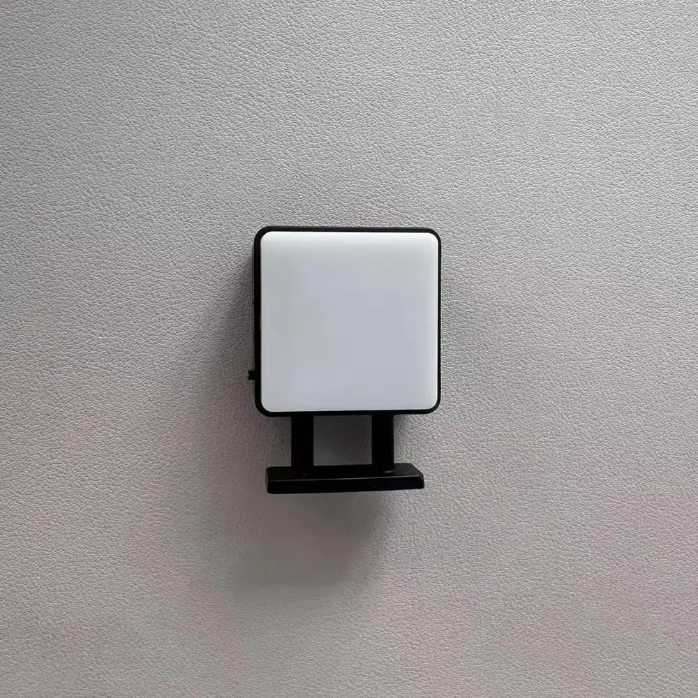 With LED Lights Fridge Sticker Round Square Blank with No Pattern Refrigerator Magnet Light Sign Magnetic Mini