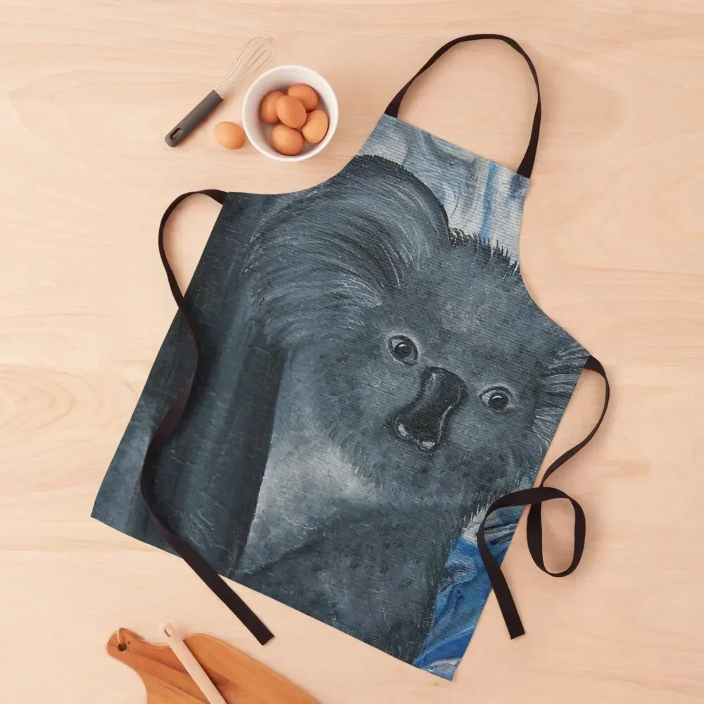 Koala Apron barber men chef costume painting Waterproof Apron