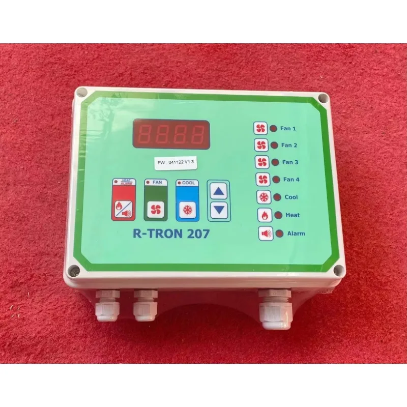 R-TRON Temp Climate Controller 207 English version for Automatic System in Poultry swine Farm