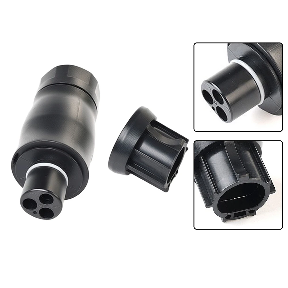 25A Power Adapter 3-pin AC Male Connector BLACK Robust Protection Design Temperature Resilience Compact Dimensions