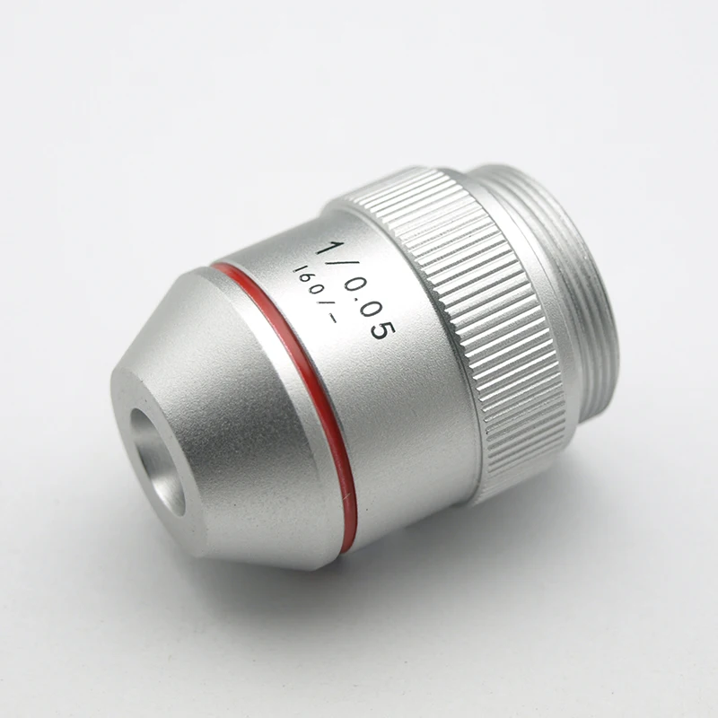 1PC 195 1X 2X RMS วัตถุประสงค์เลนส์กล้องจุลทรรศน์ชีวภาพ