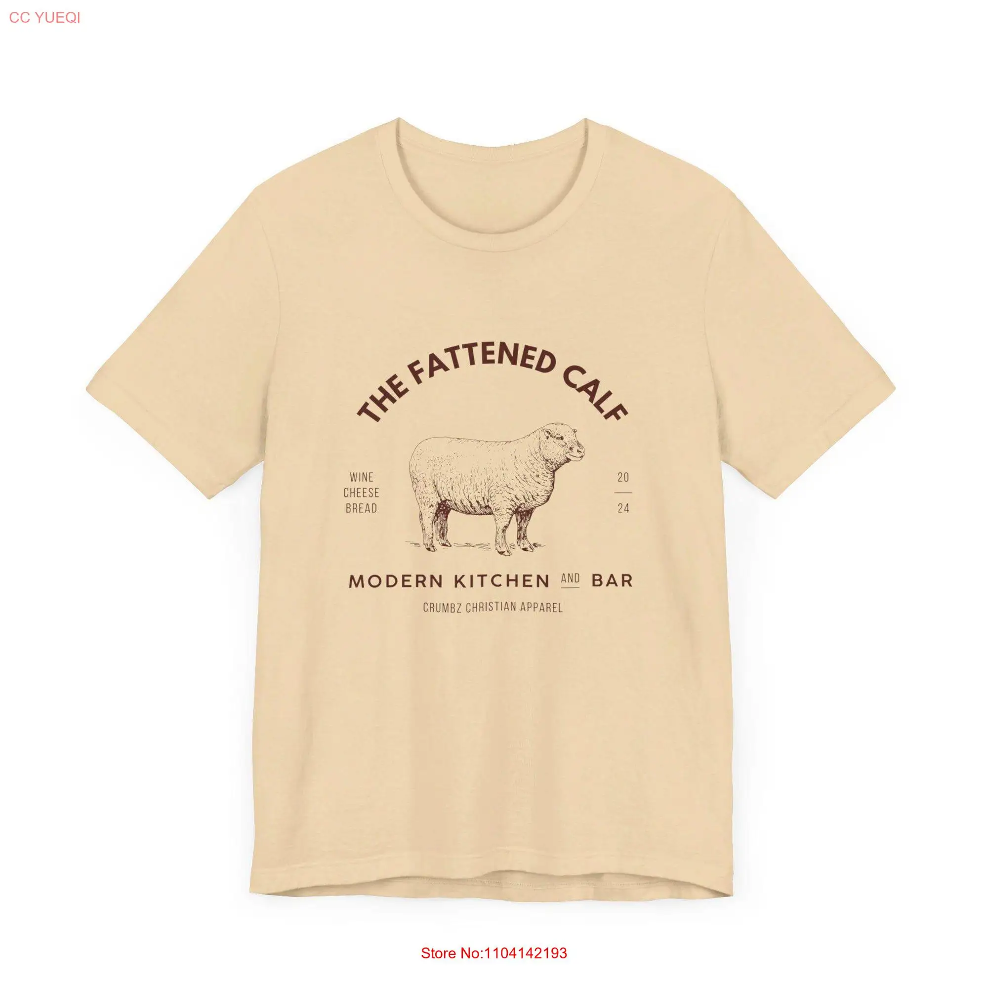 The Fattened Calf  T Shirt long or short sleeves