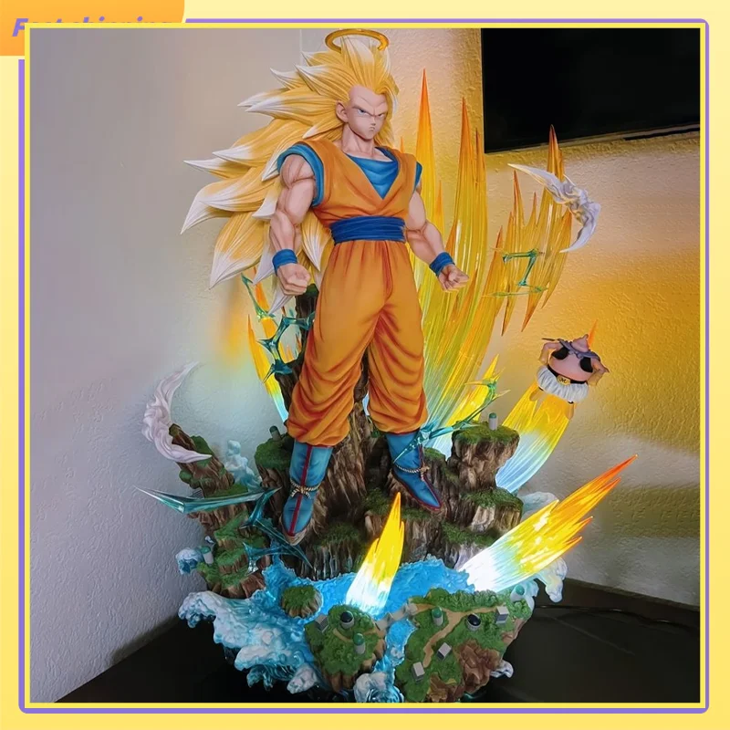 

Dragon Ball 42cm Z Son Goku Ssj3 Figure Super Saiyan 3 Goku Action Figures Gk Statue Collection Model Toys For Children Gifts