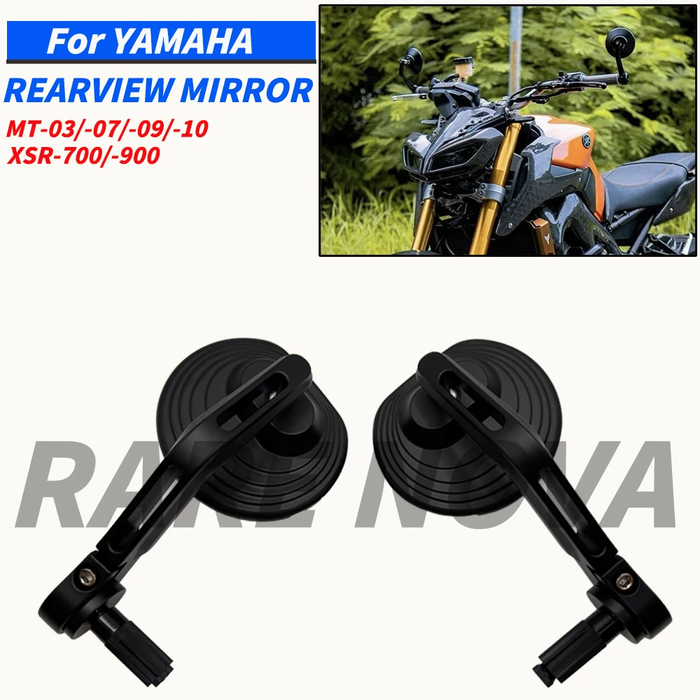 

Motorcycle Rearview Handle Bar End Mirror Side Mirror Fit For YAMAHA MT-07 FZ-07 MT-09 FZ-09 MT-10 Tmax500 Tmax530 ​FZR ​XSR900