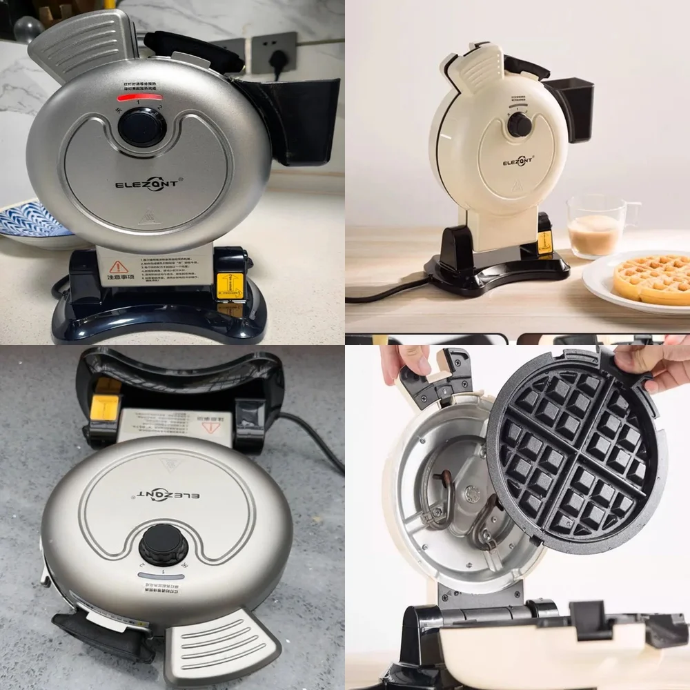 Vertical Waffle Maker for Home Sandwich Machine Coffee Shop Light Food Breakfast Equipment Professional Electric Waffle Iron