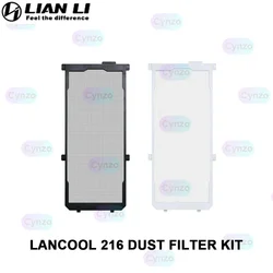 LIAN LI LAN216-2X/2W Filtro magnetico ad alta densità per pannello a rete anteriore LANCOOL 216, rete antipolvere per telaio custodia PC, accessori per giochi