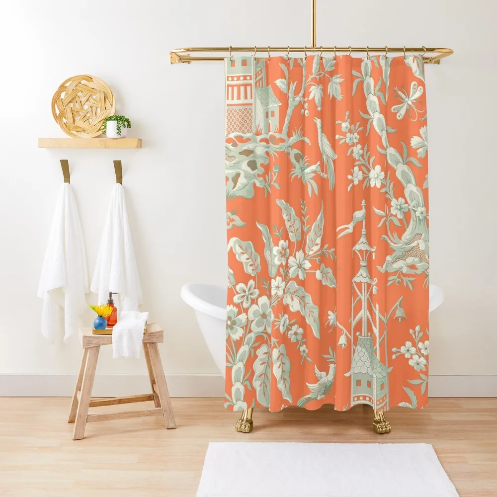 

Peaceful Pagoda Shower Curtain Set For Bathroom For Bathroom Shower Shower Bathroom Curtain