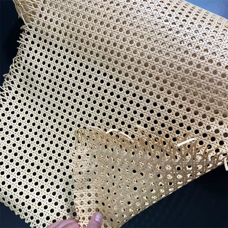 DIY plástico Artificial Rattan Cane Webbing Roll, folha de vime, cadeira ao ar livre e mesa, Material de reparação móveis, 40cm, 45cm, 50cm de