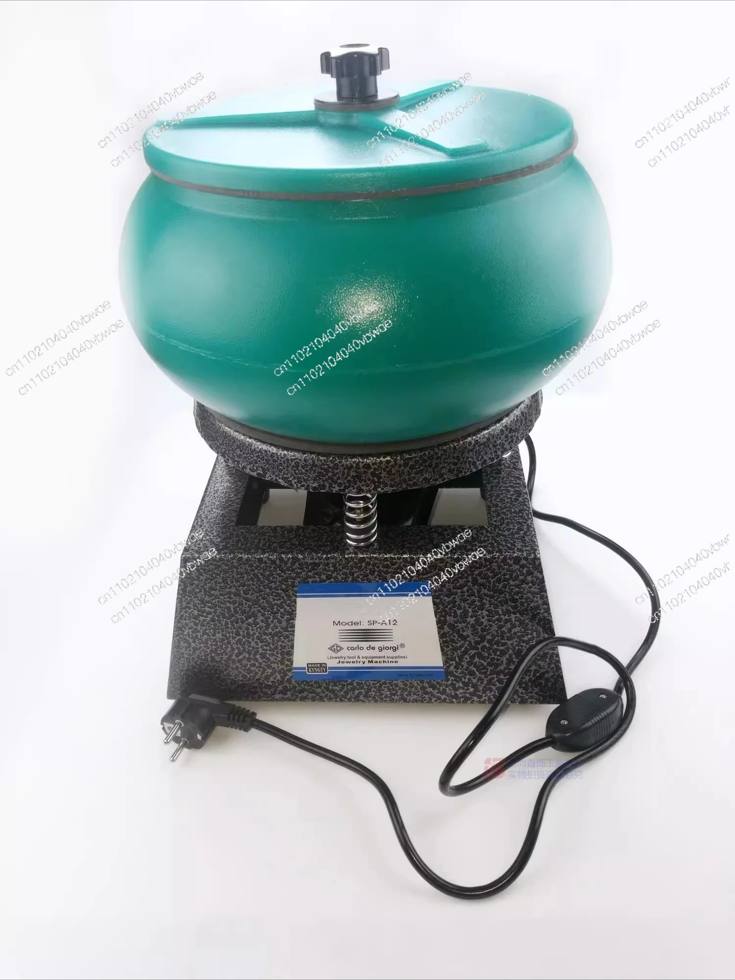 Large Vibration Polishing Machine Jade Agate Jade Vibrator Barrel Polishing Machine-Gold Tool