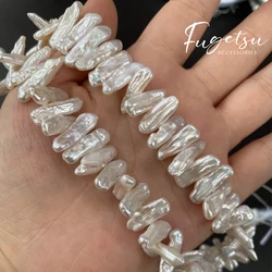 Baroque Natural Freshwater Cultured Pearl Irregular Beads High Quality Charms for DIY Women Men Jewelry Making Accessories