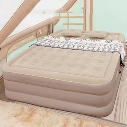 Sofá Cama inflable para parejas, bolsa de aire para perezosos, campamento de playa, sofá de aire para adultos, Cama de aire para exteriores, sillón de habitación plegable romántico para naturaleza