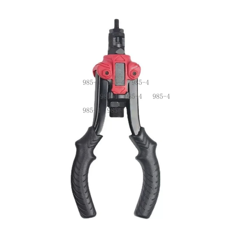BT-606 Hand Rivet Gun Tool, Interchangeable Heads Design for M3-M12 Threaded Nuts & Standard Rivets