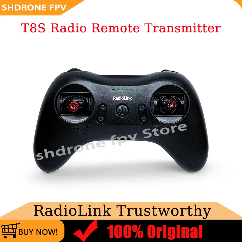 

Hot Selling Radiolink T8S 2.4G 8 Channel Radio Remote Transmitter with Receiver R8EF for FPV Drone RC Car