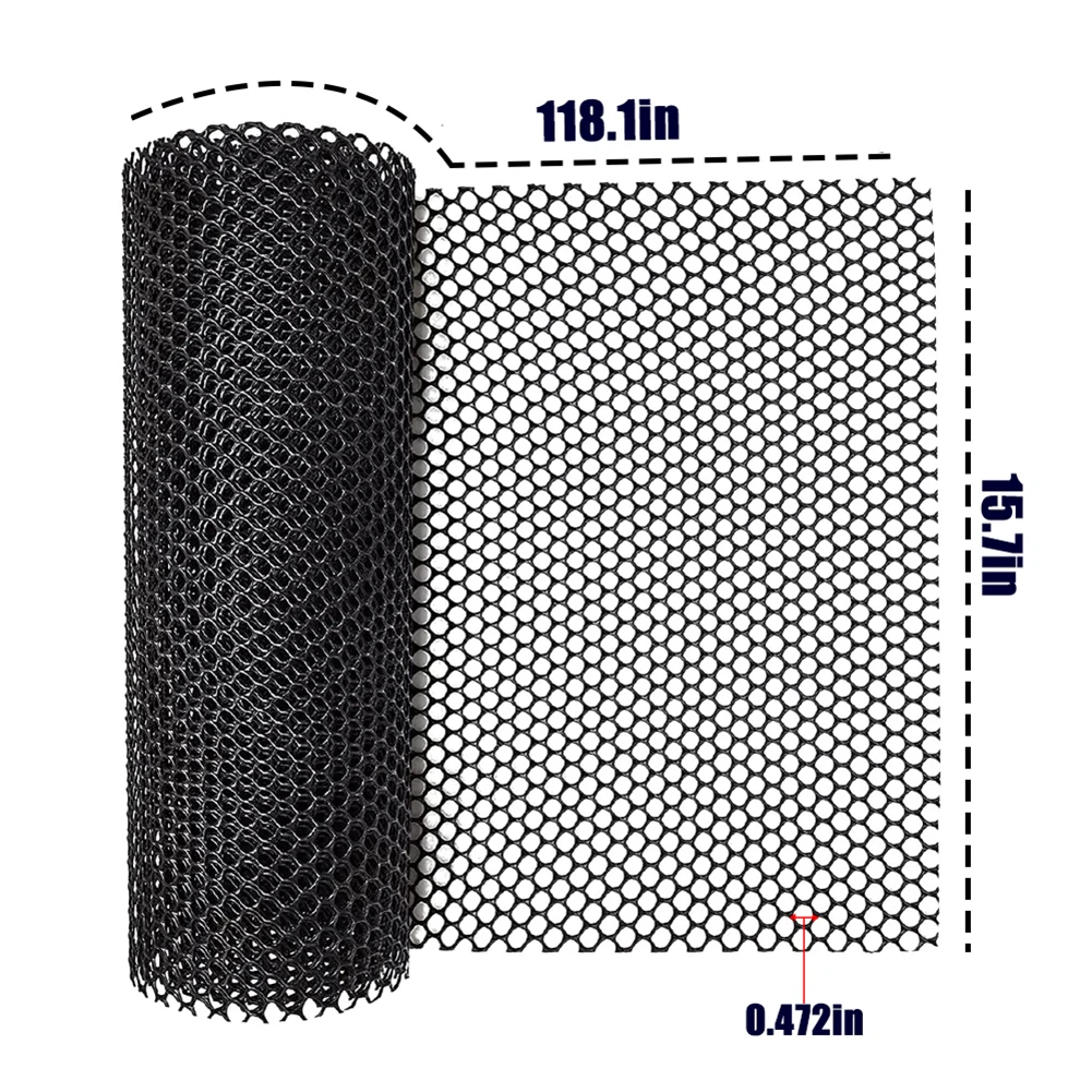 Plastikowa siatka ogrodzeniowa 300X40CM Siatka ogrodzeniowa z drutu z kurczaka Drut ogrodzeniowy Rama z drutu drobiu Siatka kwiatowa do rzemiosła