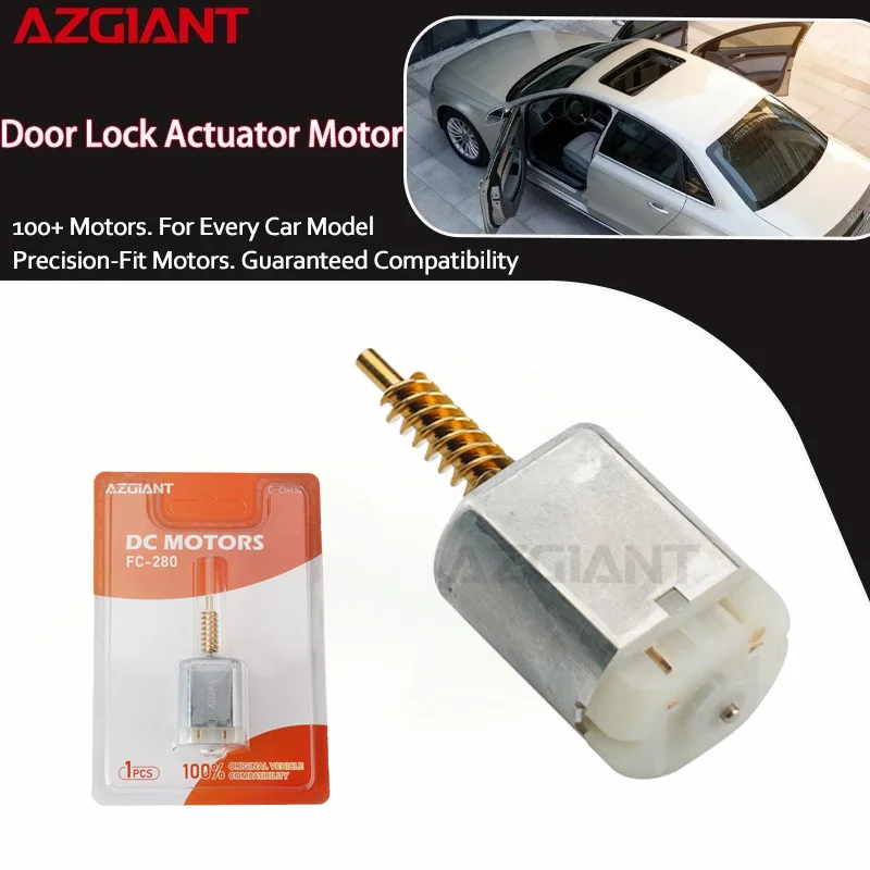 Azgiant Car Door lock with adjusting motor For Nissan Quest/Latio/Armada/Elgrand/Maxima High-Speed Motor  Replacement Part