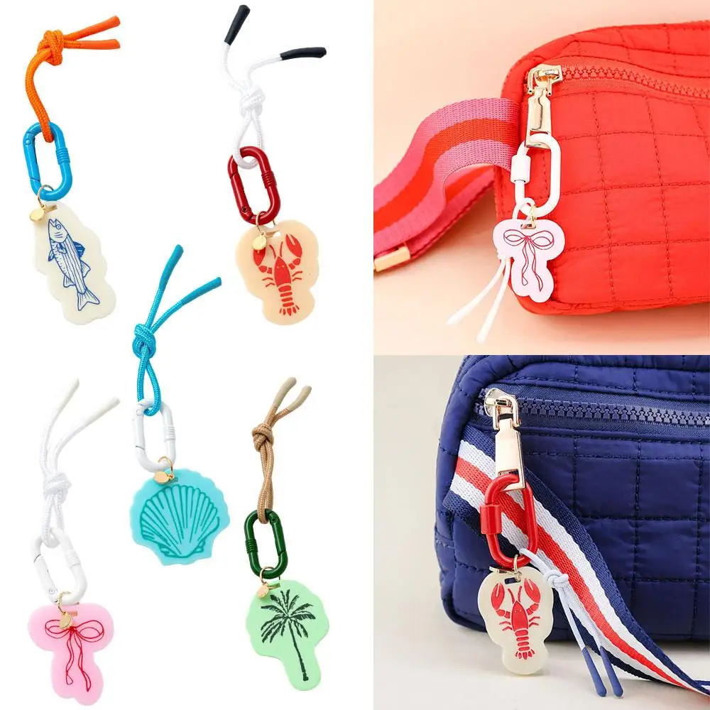 

Bag Chain Charms Mobile Phone Pendant Acrylic Keychain Charm Bow Pendant Unique DIY Accessories Retro Craft Supplies For Jewelry