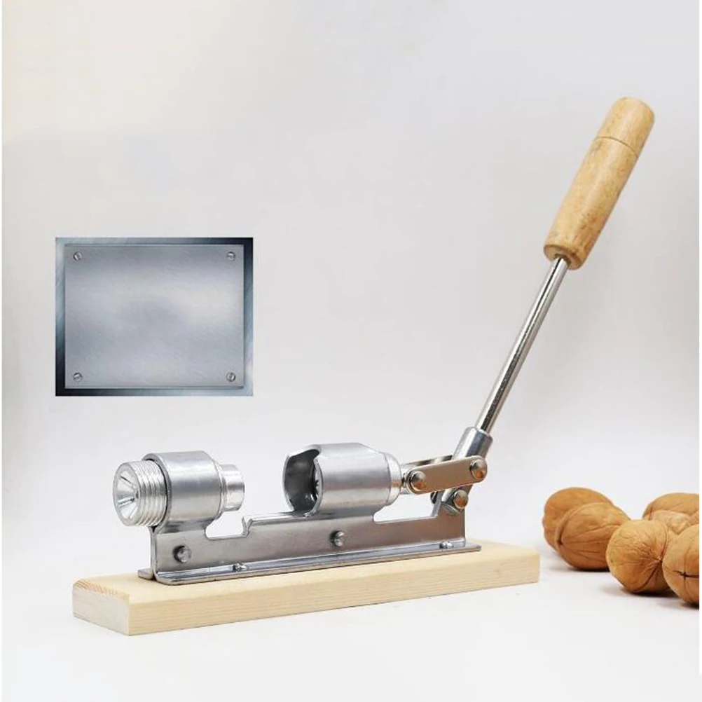 

Mechanical Walnut Nutcracker Aluminum Alloy Handle Effortless Nutcracker Kitchen Tool Nut Sheller Opener