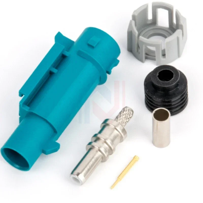 1PCS/lot Universal Fakra Type Z -J/K-1.5/2.0 Waterproof Male/Female Car Camera Connector RG174 RG316 Line Automotive Connector