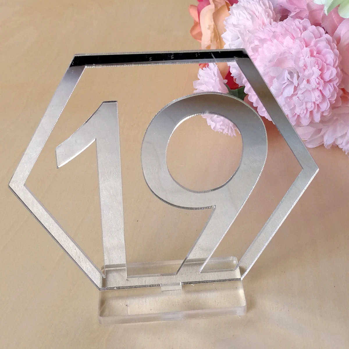 

Acrylic Wedding Table Numbers White Round Holders Gold Frames Signs Display 1 20 Custom Font Dining Decor