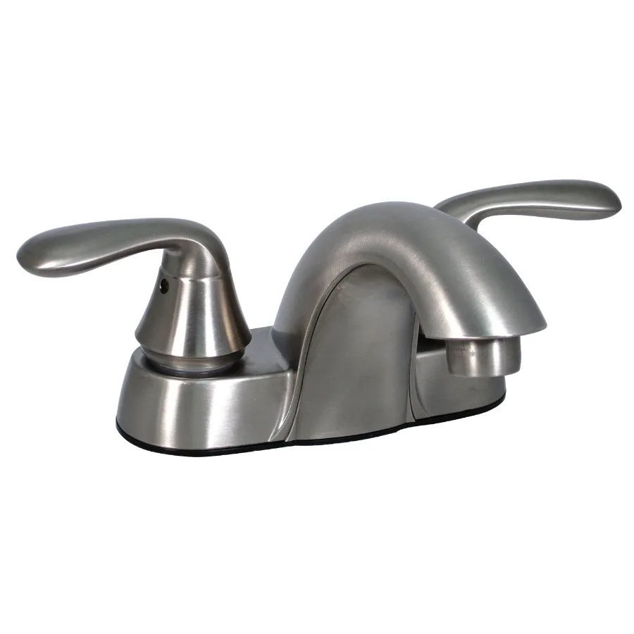 

PF232401 Two-Handle 4" Hybrid Bathroom Faucet with Low-Arc Spout - Brushed Nickel