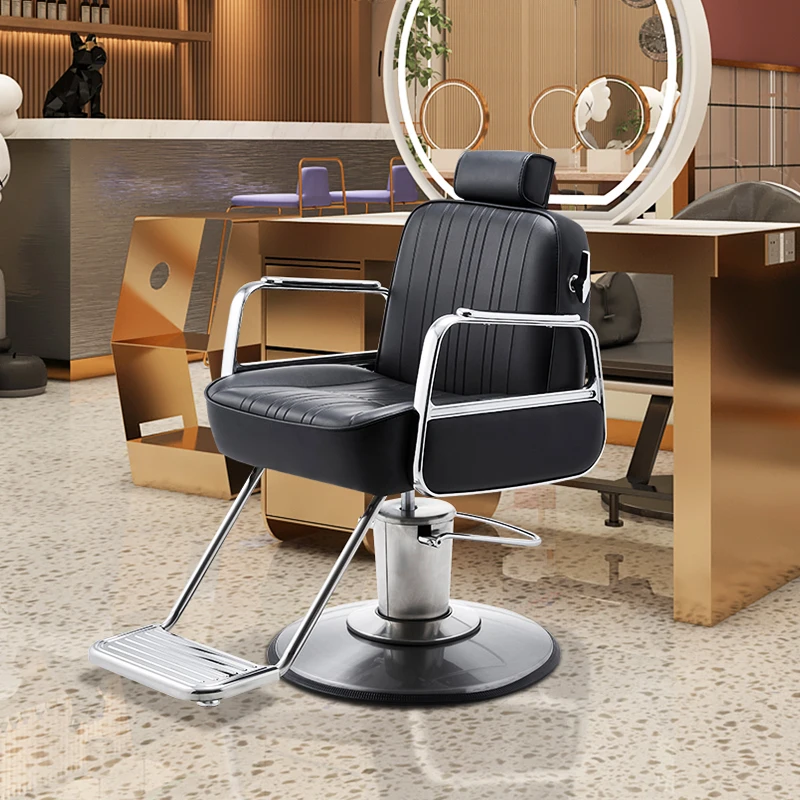 

Hydraulic Professional Barber Chair Hair Hairdresser Mirror Salon Needle Saddle Little Beauty Chairs Silla Barbero Station Bed